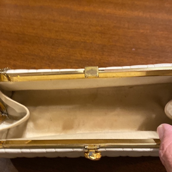 Mm calf skin leather evening clutch - Picture 4 of 6